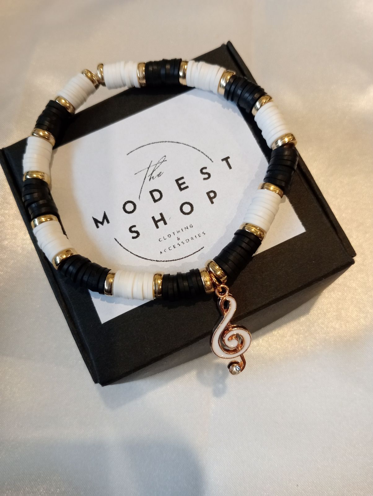 Music Note Charm Bracelet