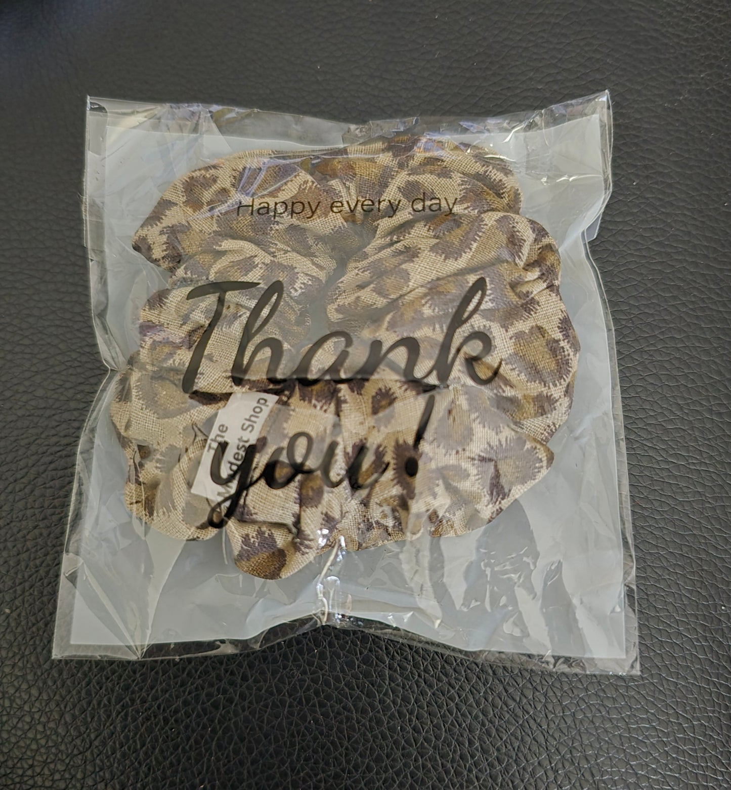 Handmade Brown Scrunchie