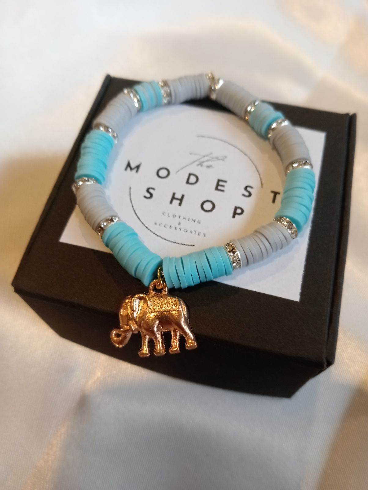 Elephant Charm Bracelet