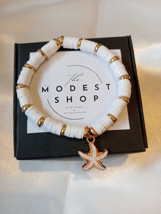 Star Fish Charm Bracelet