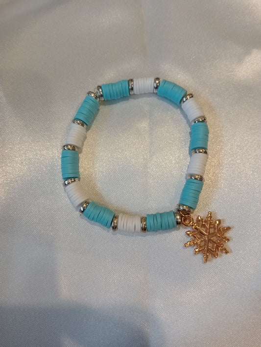 Snow-Flake Charm Bracelet