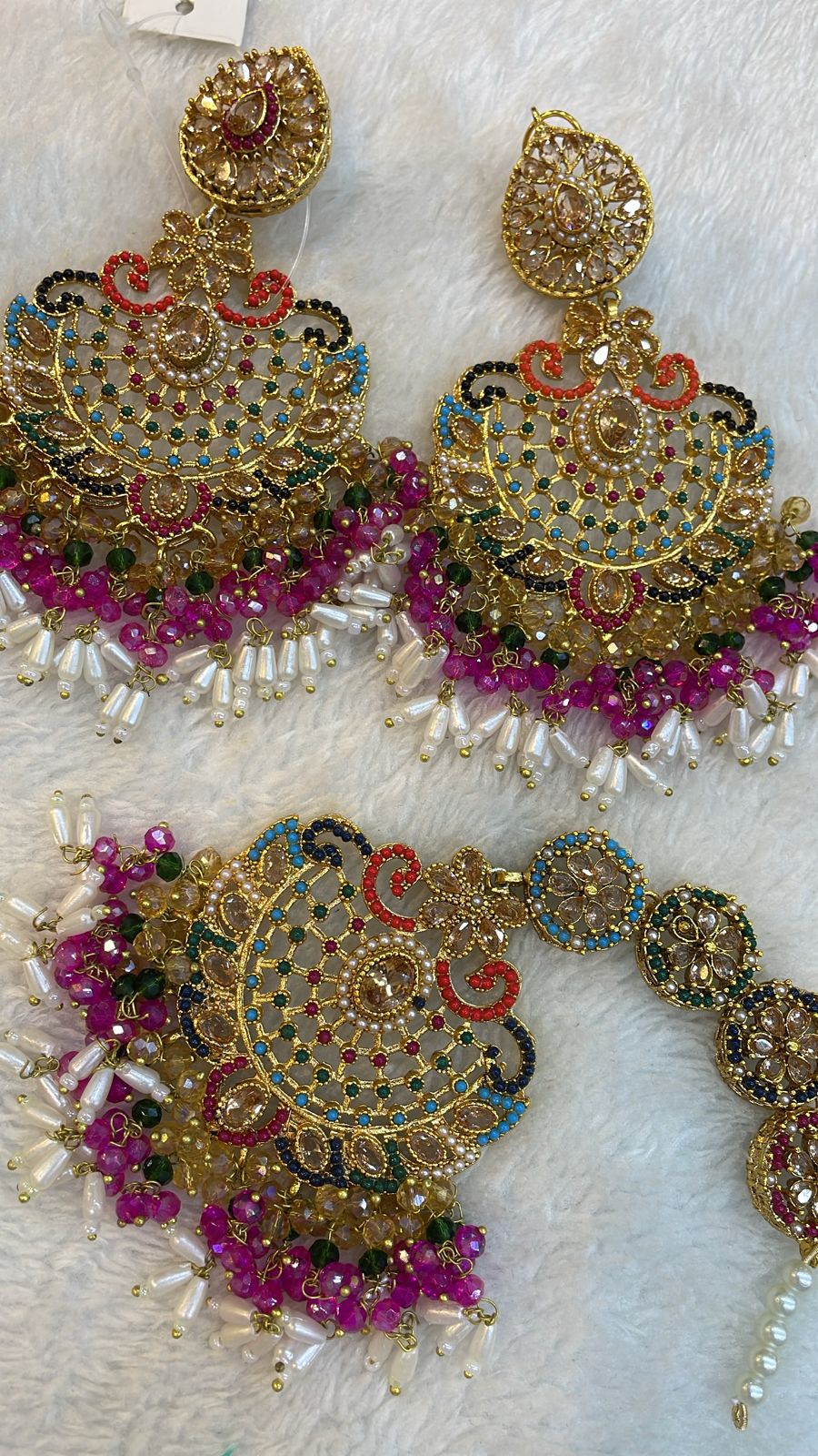 Earrings and Bindiya Set