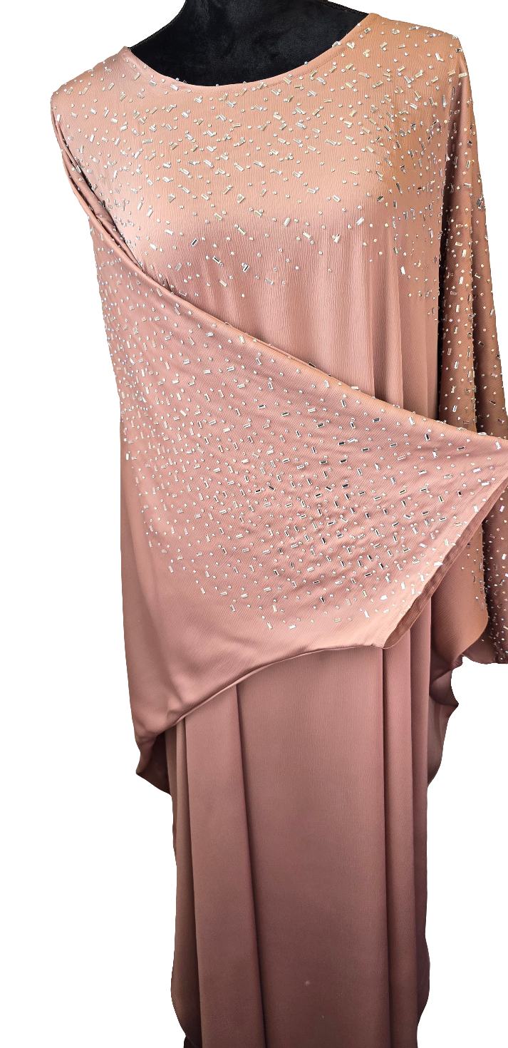 Butterfly Abaya 2-Piece Set