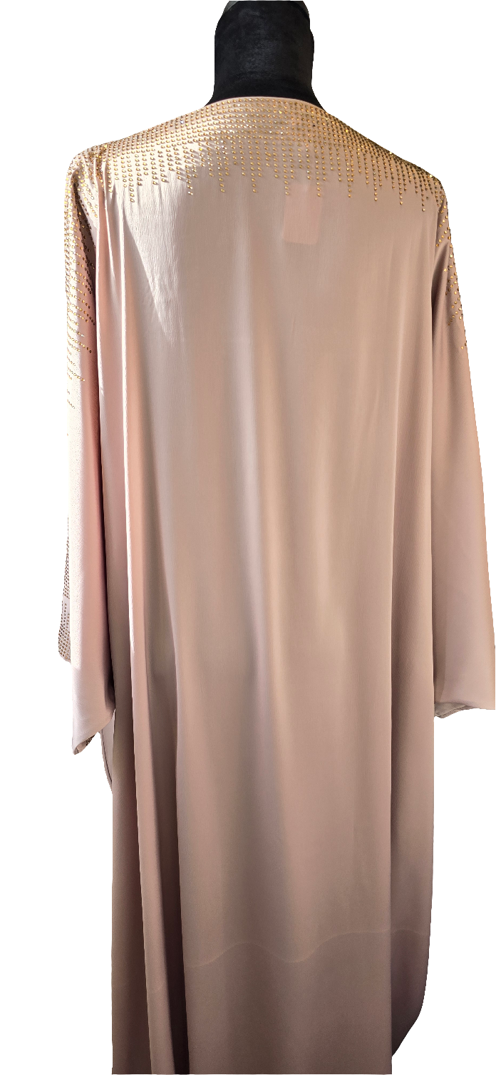 2-Piece Butterfly Abaya Set