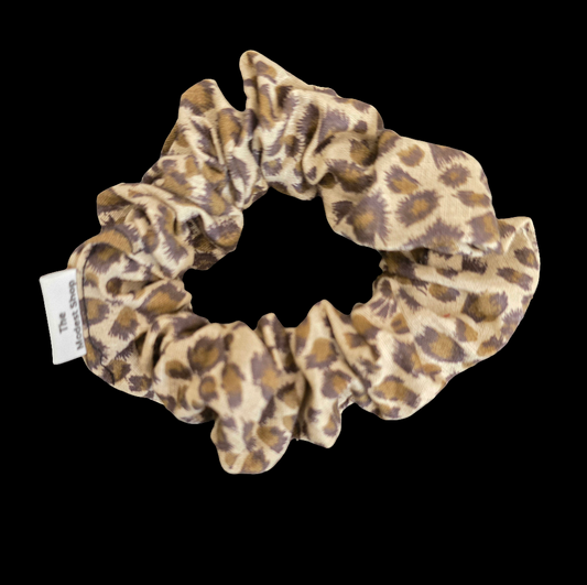 Handmade Brown Scrunchie