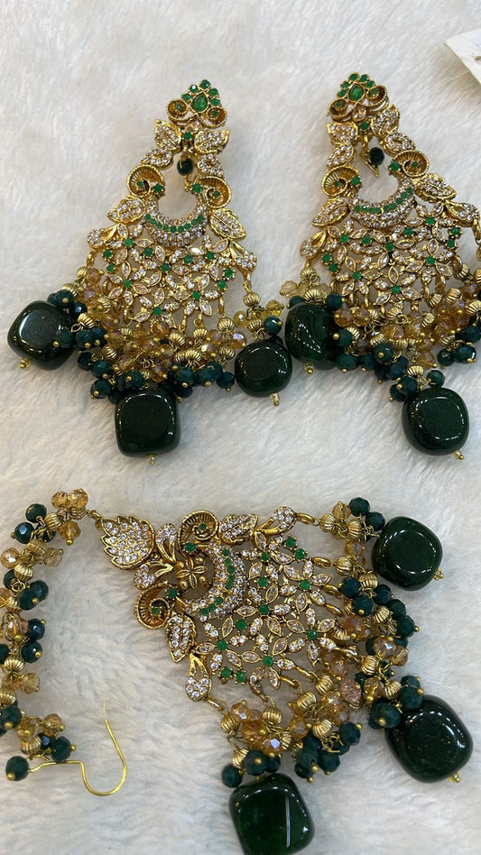 Earrings and Bindya set